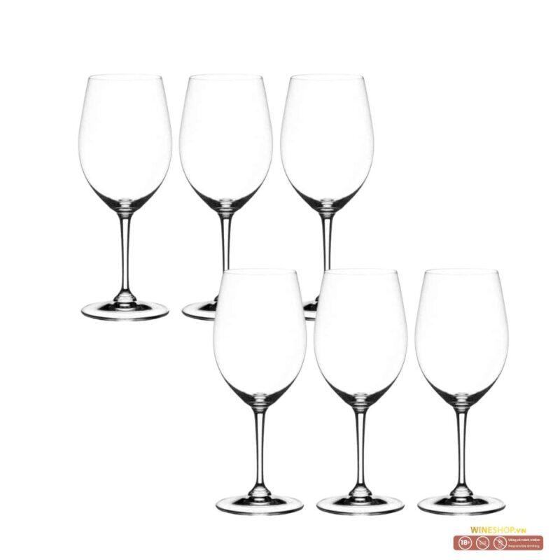 Bộ 6 ly vang đỏ Riedel Degustazione 560ml