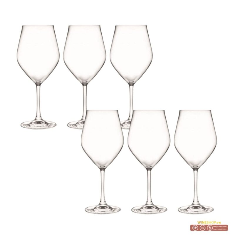 Bộ ly 6 ly vang đỏ Enò Wine Goblet 558ml