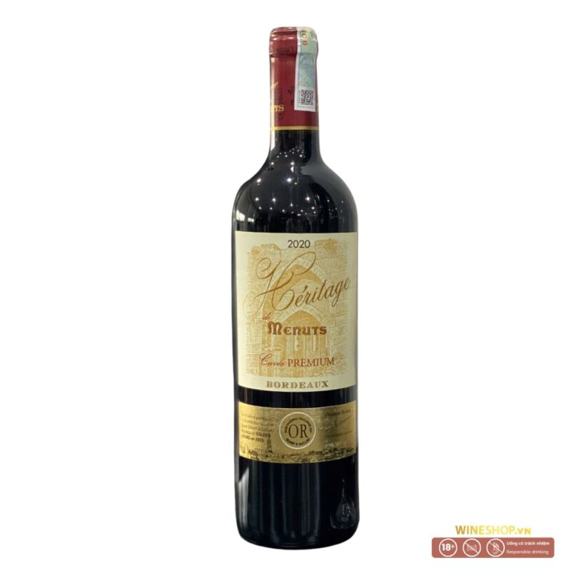 Rượu Vang Heritage De Menuts Cuvee Premium