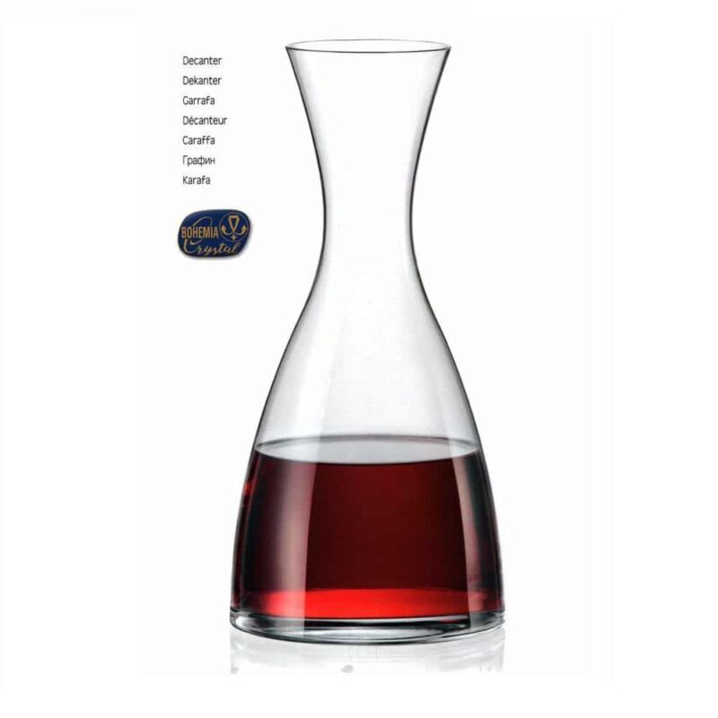 Bình Decanter Phale Bohemia Miệng Bằng 1200ml