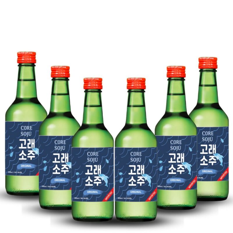 Combo 6 vị Core Soju Hàn Quốc