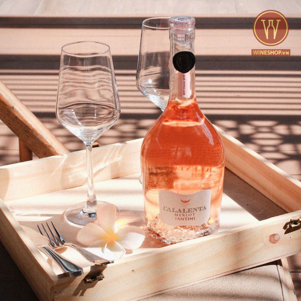 Rượu Vang Hồng Fantini Calalenta Rosato Merlot