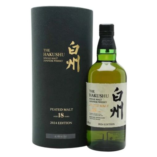 Rượu Hakushu 18 Years Old Peated Malt 48% – Limited Edition Single Malt Whisky Japan chính hãng, hương vị đậm đà, giao hàng toàn quốc tại WINESHOP.vn.