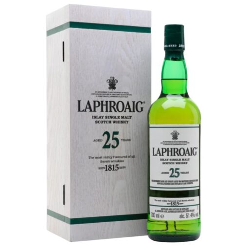 Rượu Laphroaig 25 YO (25 Năm) – Single Malt Whisky Islay, Scotland