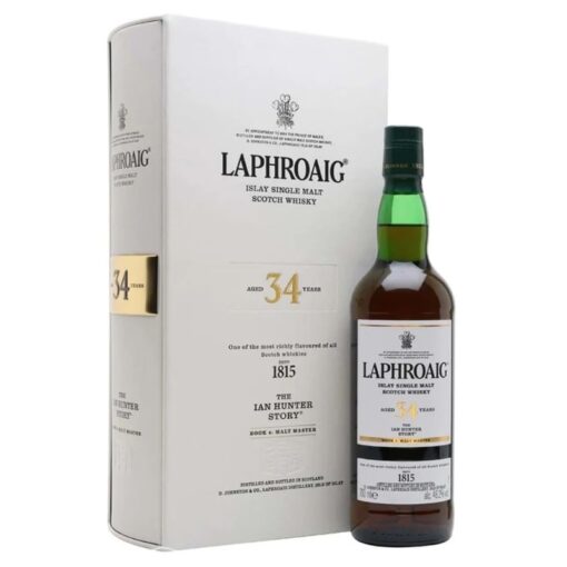 Rượu Laphroaig Ian Hunter 34 Years Old – Limited Edition Single Malt Whisky chính hãng, hương vị đậm đà, giao hàng toàn quốc tại WINESHOP.vn.