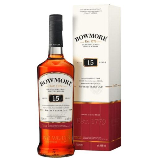 Rượu Bowmore 15 YO (15 Years) - Whisky Nhập Khẩu
