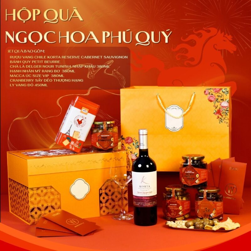 hộp quà tết, set bánh mứt tặng tết