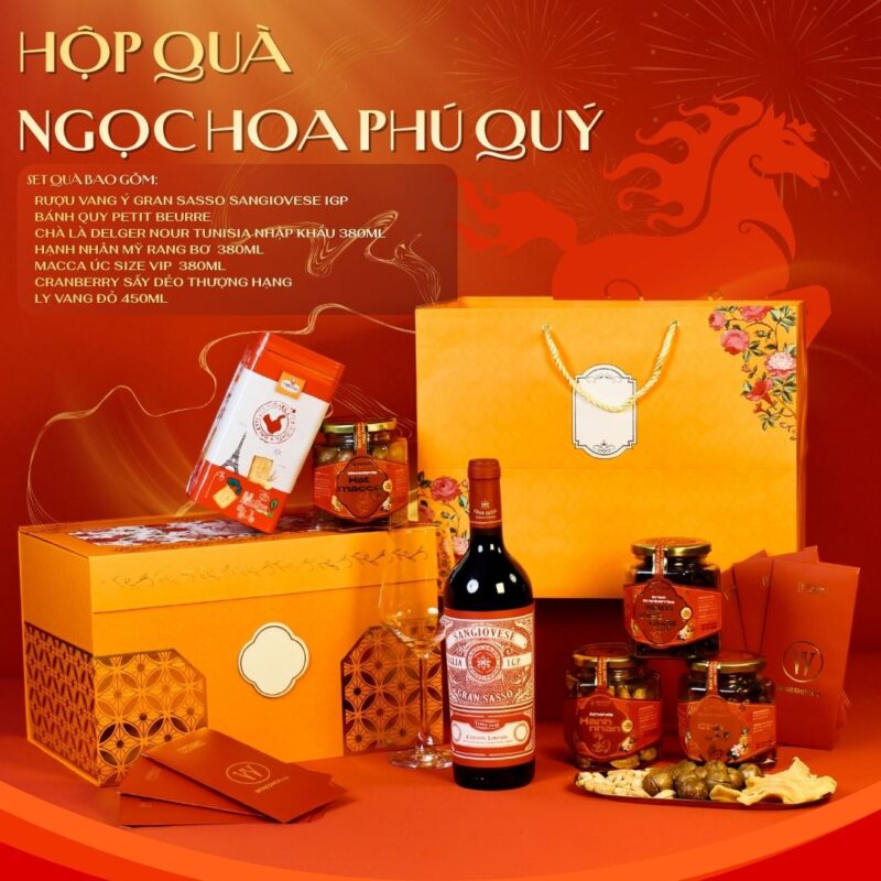 hộp quà tết, set bánh mứt tặng tết