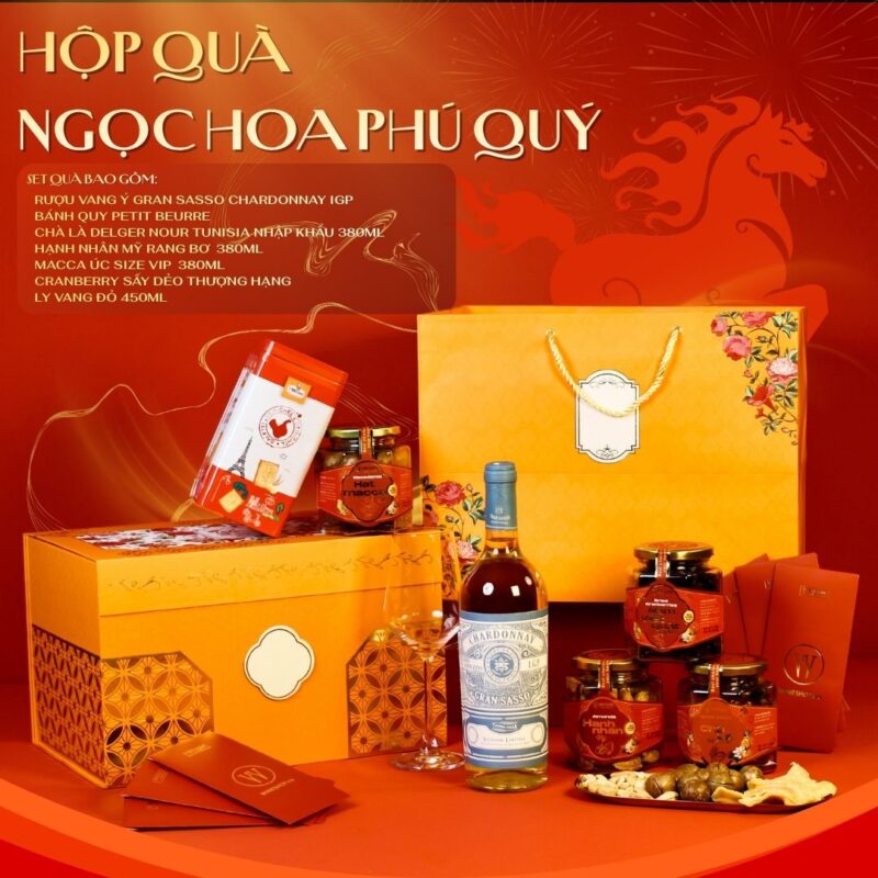 hộp quà tết, set bánh mứt tặng tết