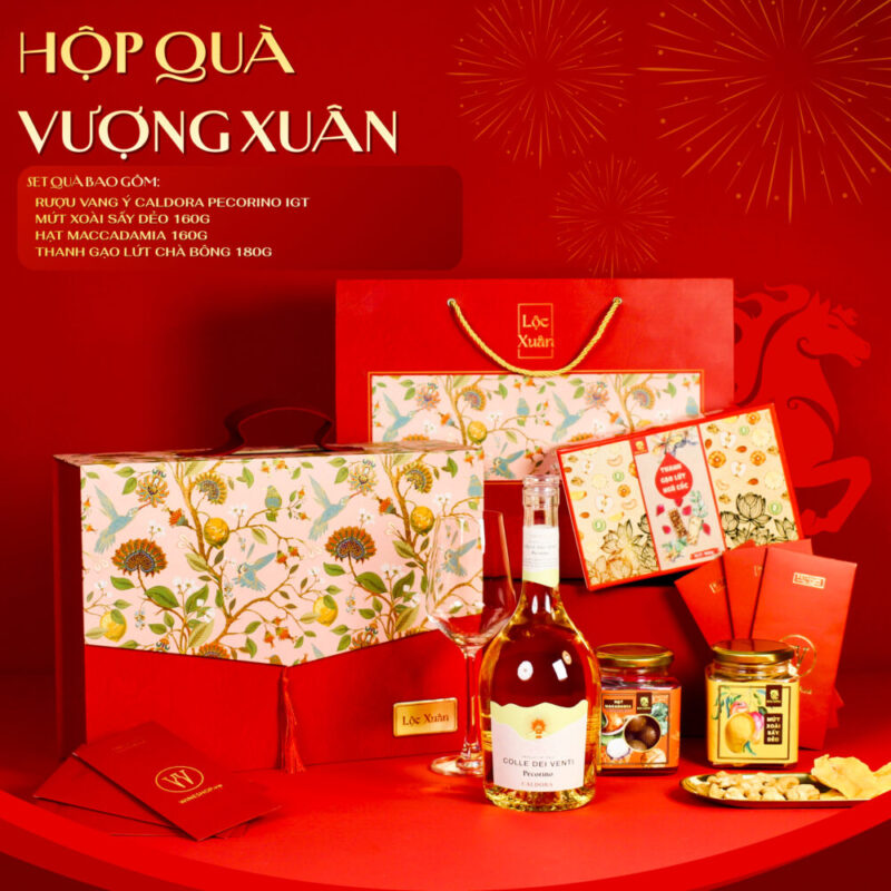 Hộp quà tết 2026 vượng xuân