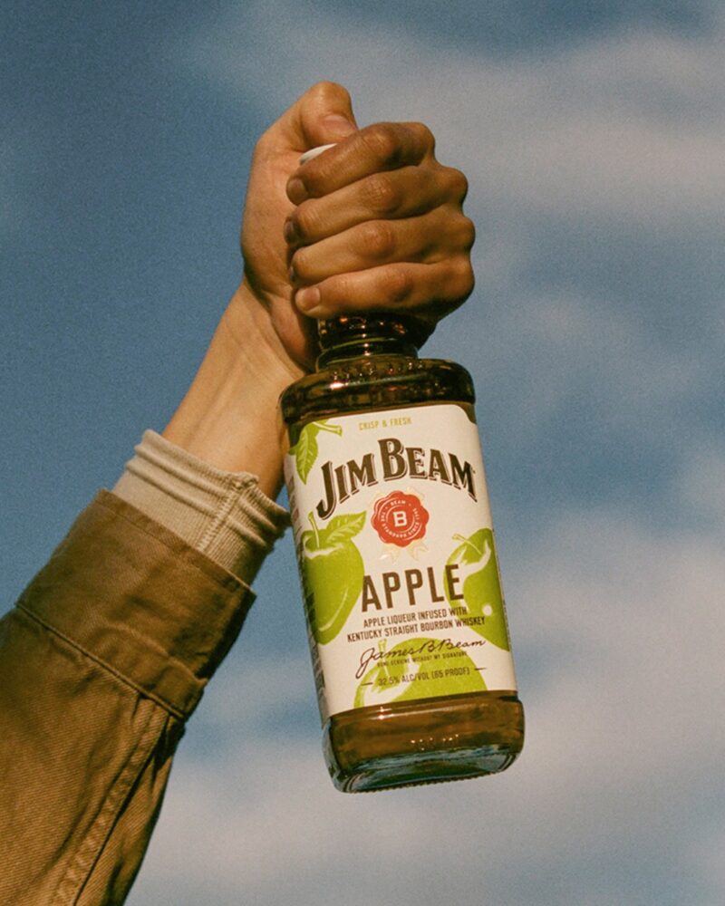 Rượu Whisky Bourbon Jim Beam Apple - Tươi mát