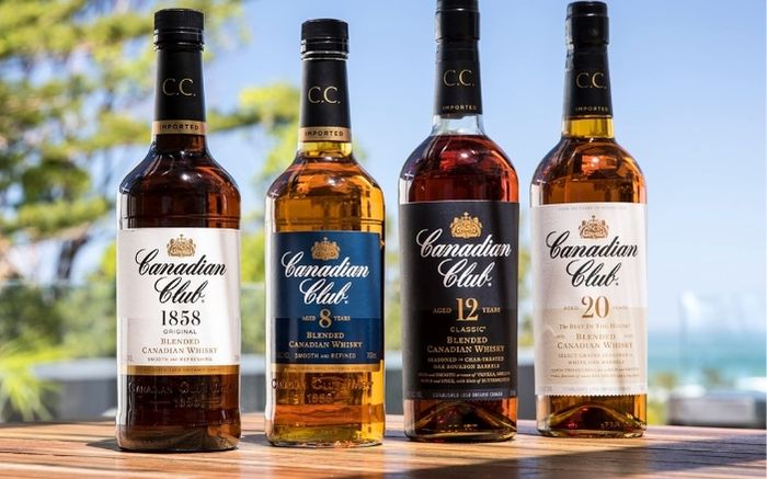 Rượu whisky Canadian Club Original SRY 40% Canada hương ngũ cốc vani nhẹ dễ uống