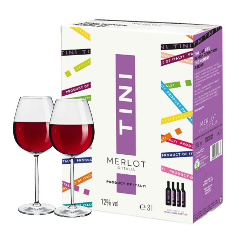 Rượu Vang Bịch Tini Merlot 3L - Rượu Vang Ý