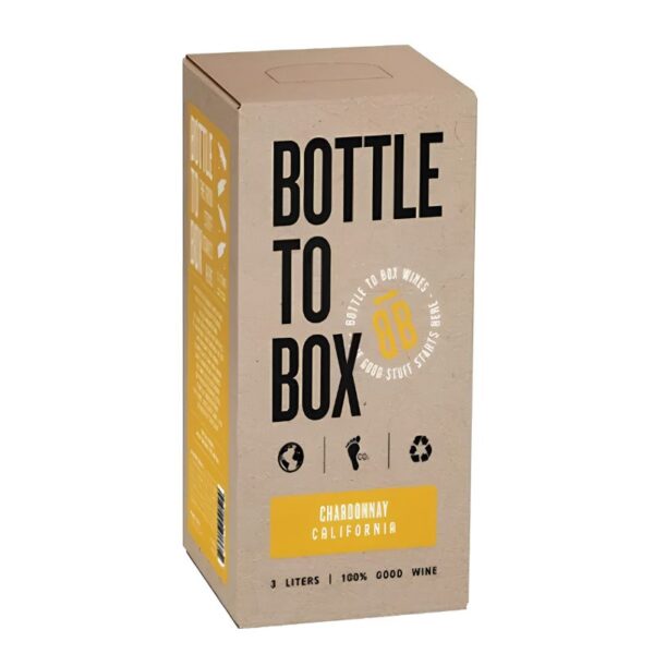 Rượu Vang Bịch Mỹ Bottle To Box Chardonnay 3L