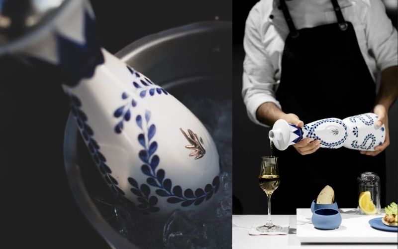 Tequila clase azul reposado trong nhà hàng