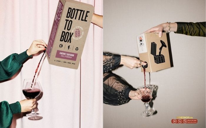 Rượu vang bịch chính hãng dạng bag-in-box tiện lợi cho tiệc gia đình