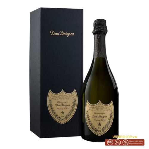 Rượu sâm panh Champagne Dom Pérignon Vintage 2015 kèm hộp quà cao cấp