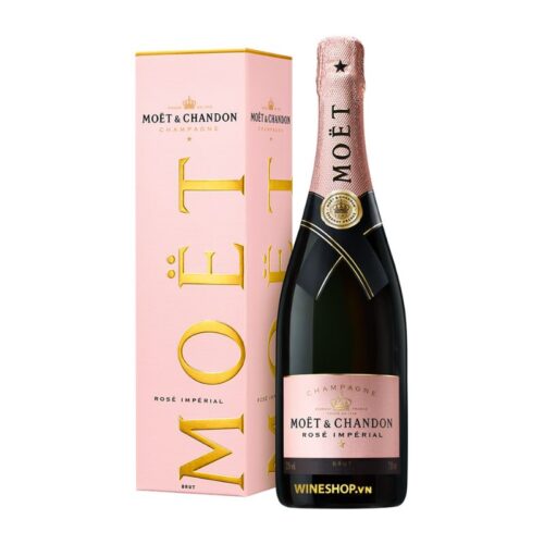 Champagne Moet Chandon Rosé Impérial chính hãng từ Pháp