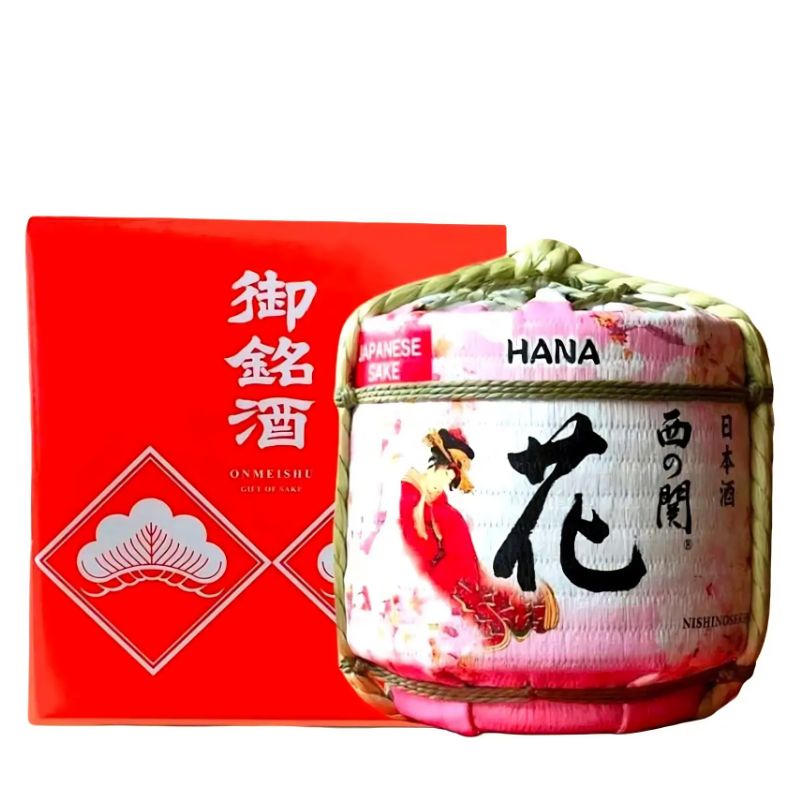 Rượu Sake Nishinoseki HANA Barrel