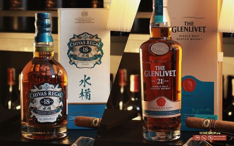 Blended Whisky và Single Malt