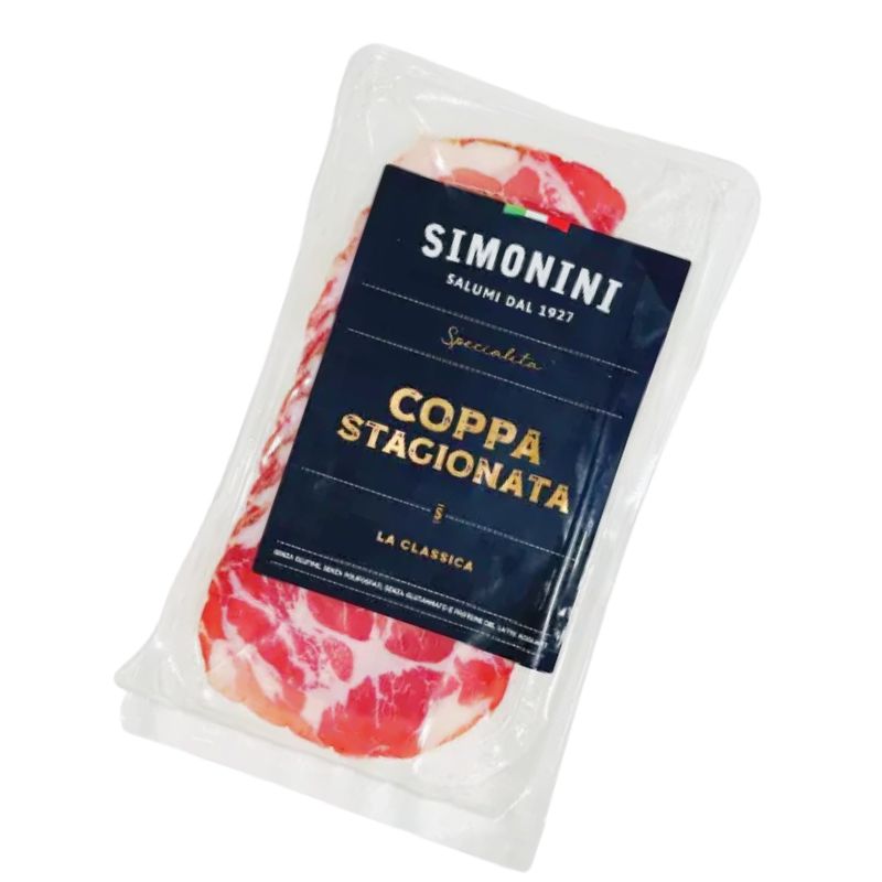 Thịt heo muối Coppa Stagionata Sliced Simonini 80g