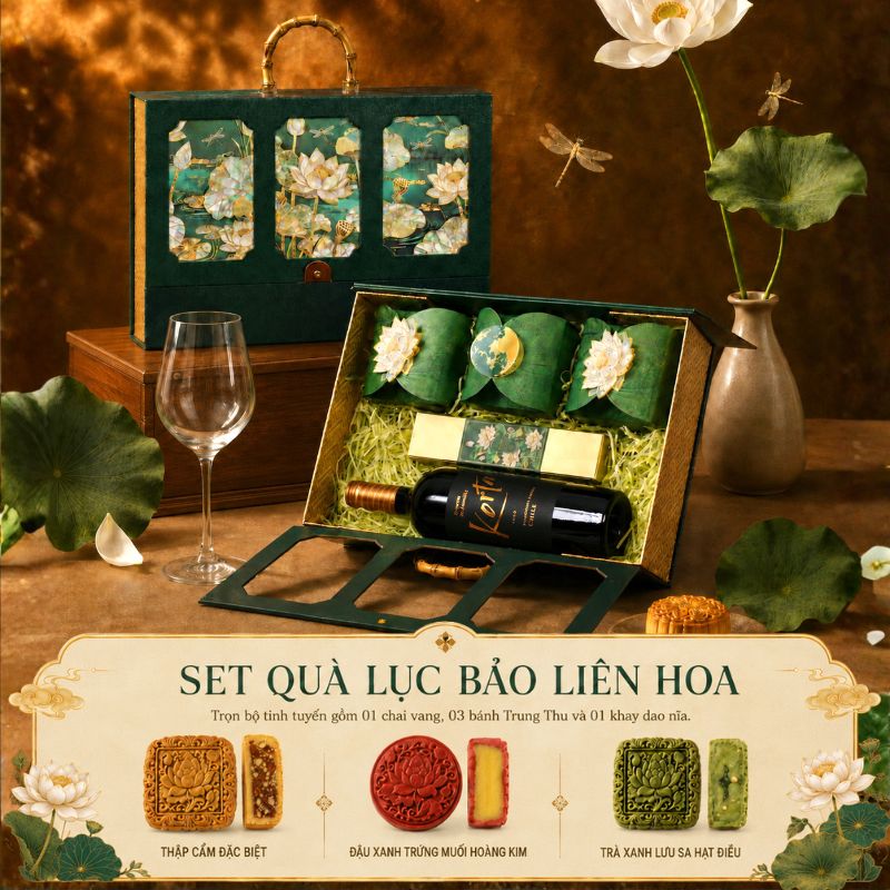Bộ Sưu Tập Quà Tặng Trung Thu 2026 - Lục Bảo Liên Hoa