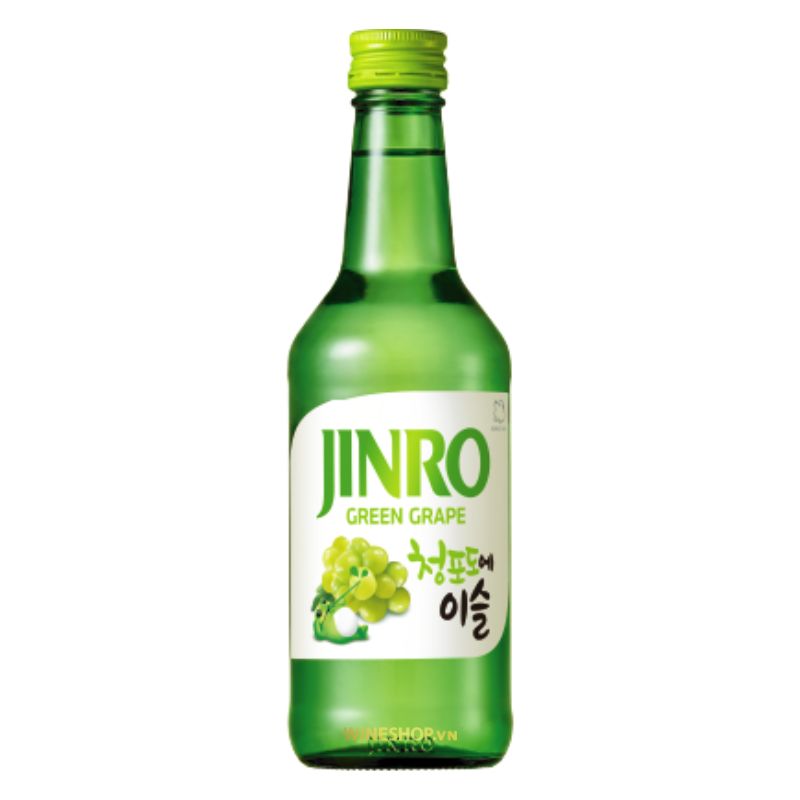 Rượu Soju Jinro Vị Nho Xanh Green Grape