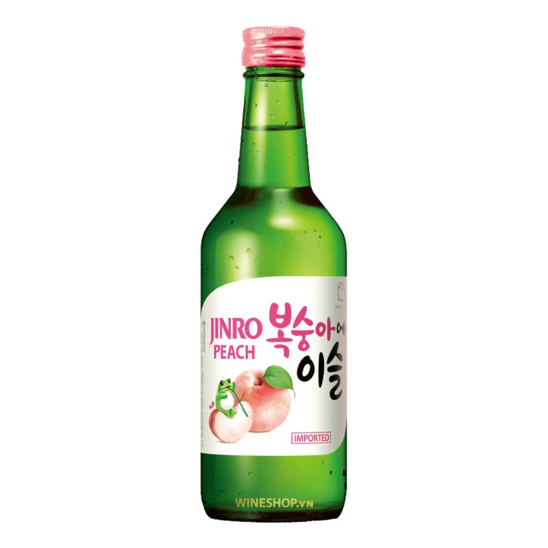 Rượu Soju Jinro vị Đào Peach 360ml