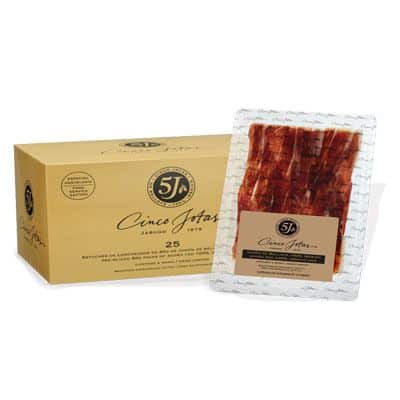 Thịt heo muối 5J Cinco Jotas Arcorn-Fed 100% Ibérico Ham, gói 40g
