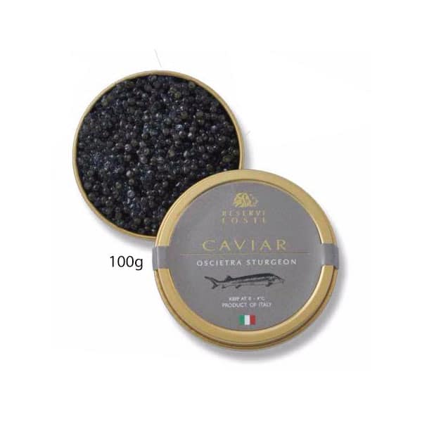 Caviar Italian Oscietra 100g (trứng cá tầm Oscietra)