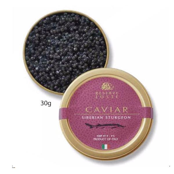 Caviar Italian Siberian 30g(trứng cá tầm Siberian)