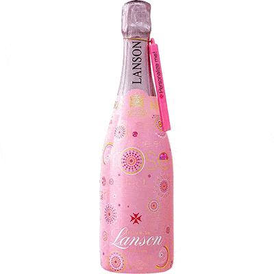 Rượu Champagne Lanson Rose Label